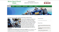 Desktop Screenshot of motorsportcircuitguide.com