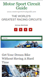 Mobile Screenshot of motorsportcircuitguide.com