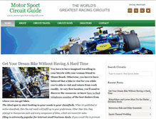 Tablet Screenshot of motorsportcircuitguide.com